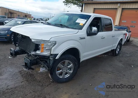 2018 Ford F-150 Lariat from USA, damaged, VIN 1FTFW1E58JFD32723